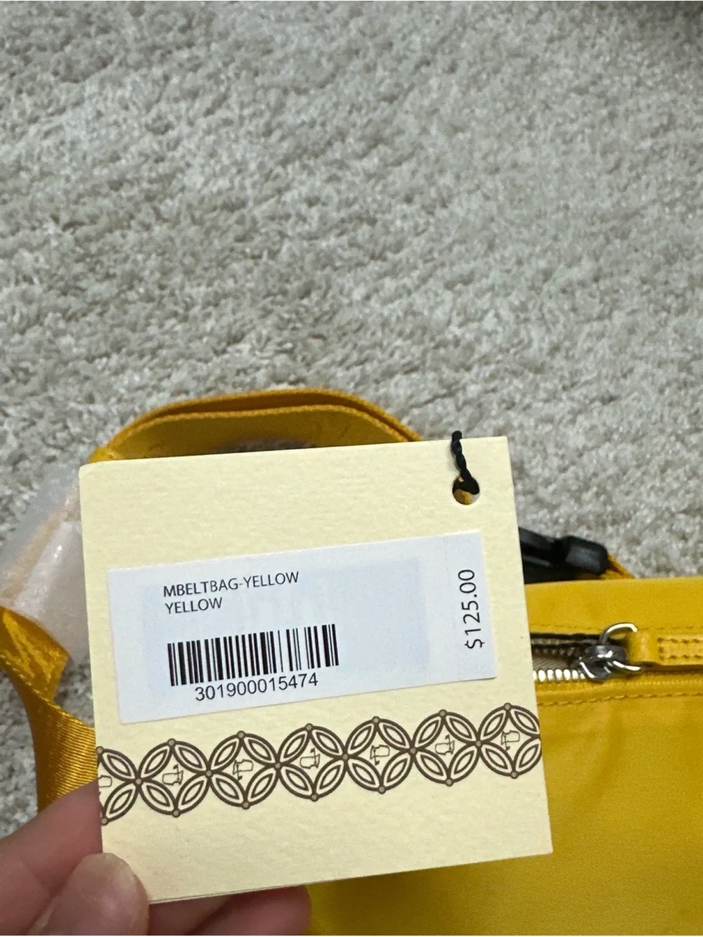 Yellow Masters 2026 Belt Bag with Embossed Logo - Picture 2 of 3